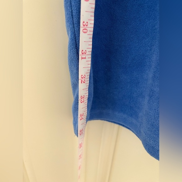 Aritzia TNA Blue Terry Cloth Mini Dress Size Large - Picture 6 of 6